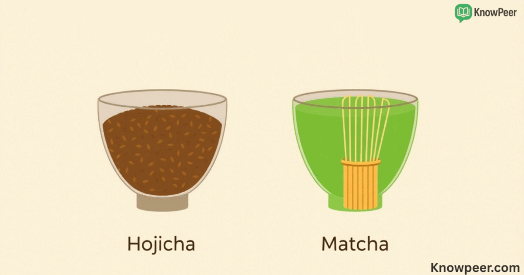 Hojicha vs Matcha