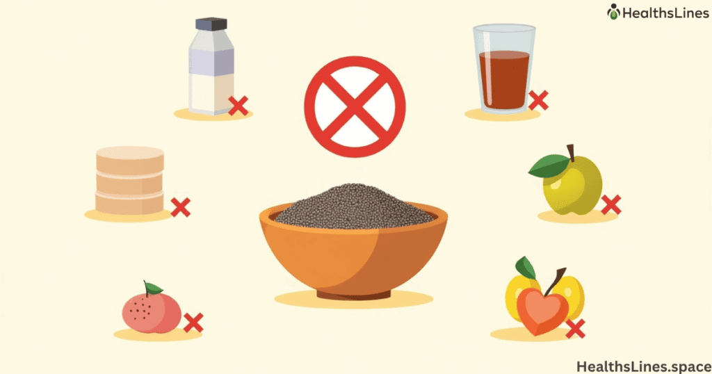 Foods to Avoid Mixing With Chia Seeds