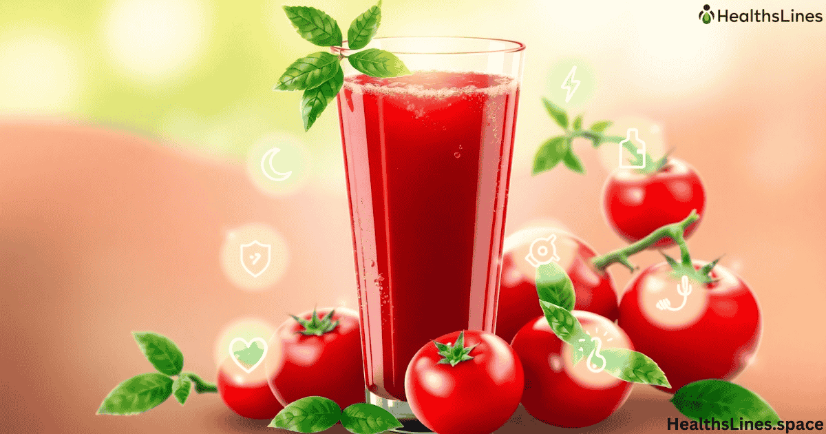 Drinking Tomato Juice