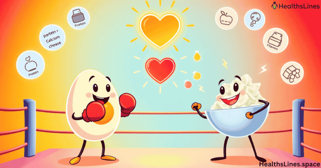 Eggs vs Cottage Cheese