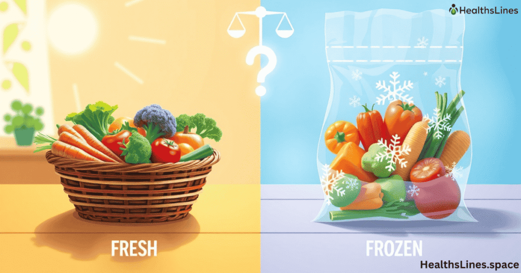 Fresh vs Frozen Vegetables